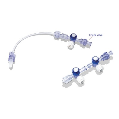non-return check valve infusion connector, needle-free drug delivery system Universal passing valve