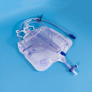 2600ml + 500ml blow molding precision measuring Urinary drainage bag with pouch, mother child hard urine collection bottle with scale