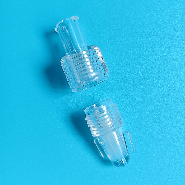 1.3mm female luer lock threaded Anesthesia connector nature, 1.5mm thread anaesthetic catheter v.jpg