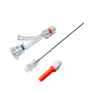 7F 9F Rotatable screw-up hemostasis Y valve set, blood bleeding stopper cock Y connectors kit 20G