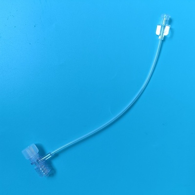 Medical Hemostasis Valve with sideport tube, Extension line Hemostastic adapter to 3-Way Stopcock or with Male female Luer Lock connector 80414
