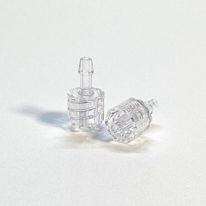 1.6mm 2.4mm 3.2mm 4.0mm 4.4mm 4.7mm 6.4mm male luer lock barbed connector, stepped barb luer adapter