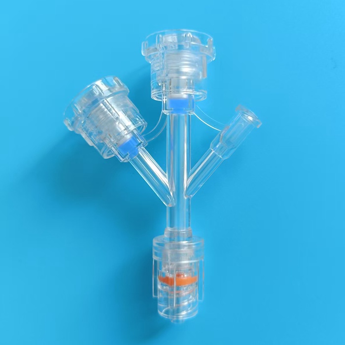 7r 9Fr Double rotating male luer lock and female luer lock sideport hemostasis adapter, Surgery .jpg