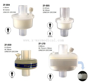 Breathing and aspiratory HME Heat and Moisture Exchange filter for adult and Pediatric with Eletrica
