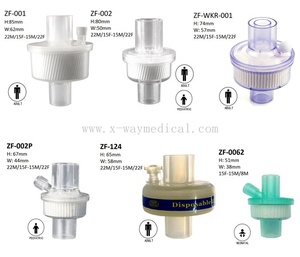 Cotton HME Heat and Moisture Exchange filter for adult and Neonatal Pediatric