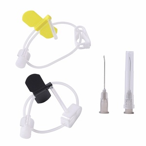 90 degree curved Huber Needle, medicine feeding injection delivery for implanted Hypodermic device