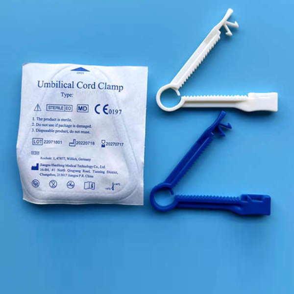 Medical Newborn neonate Umbilical Cord Clamps, neonatal closure umbilicalcordclamps Pigtail urin.png